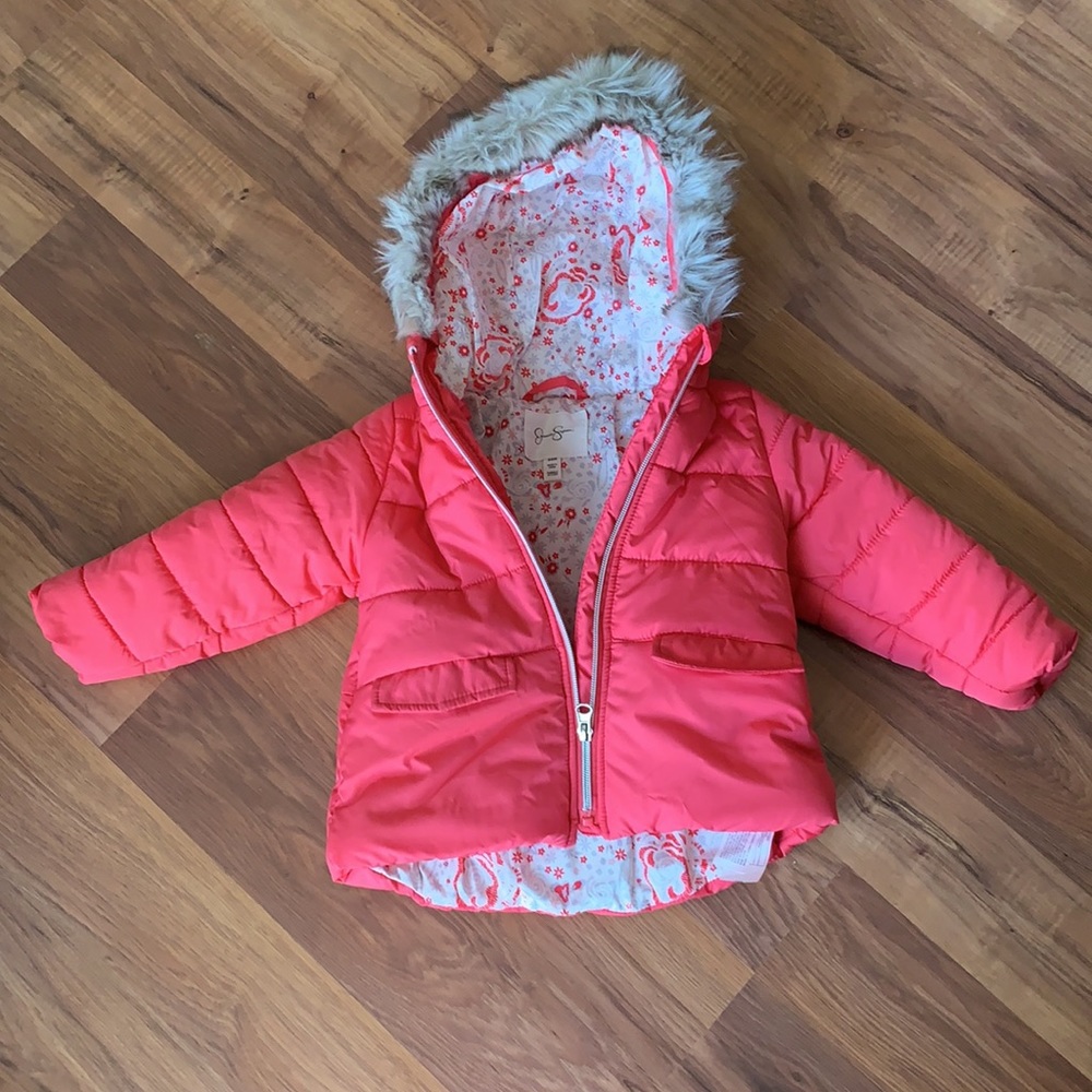 Jessica Simpson puffer jacket. Size 24 months - Picture 2 of 2